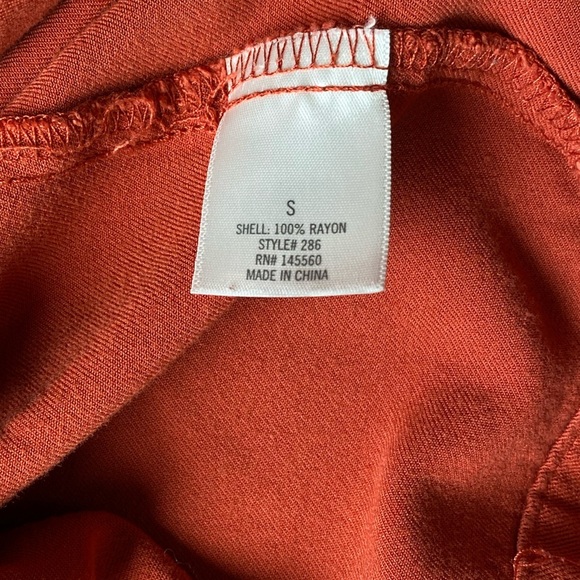 Miami Women’s Orange Long Sleeve Midi Dress Size S - Picture 6 of 7